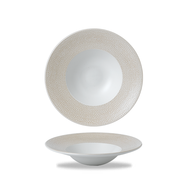 Isla Spinwash Sand  Wide Rim Bowl 9 1/2" Box 12