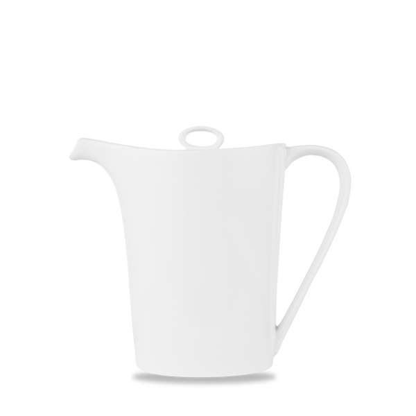 Alc Ambience White Oval Coffee Pot 18Oz Box 6