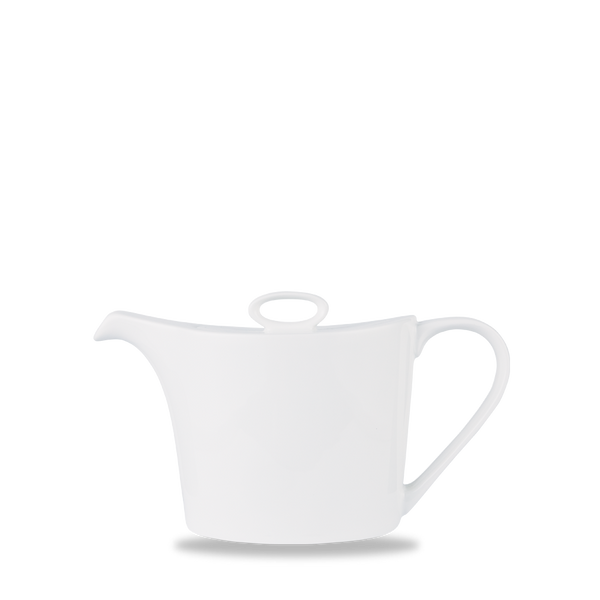 Alc Ambience White Oval Teapot 15Oz Box 6