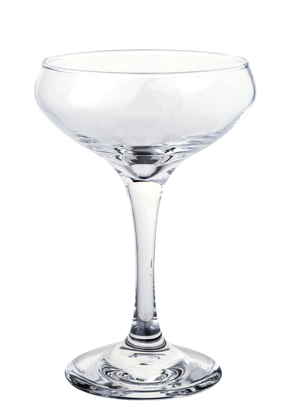 Yanco Aqua Spirits Glassware H6" X T3 3/4" X B3" X D4 1/8" COCKTAIL COUPE 8.5 OZ