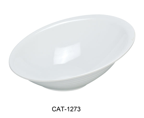 Yanco Catering Melamine 15" x 12.5" x 5" SHEER BOWL 4.5 QT