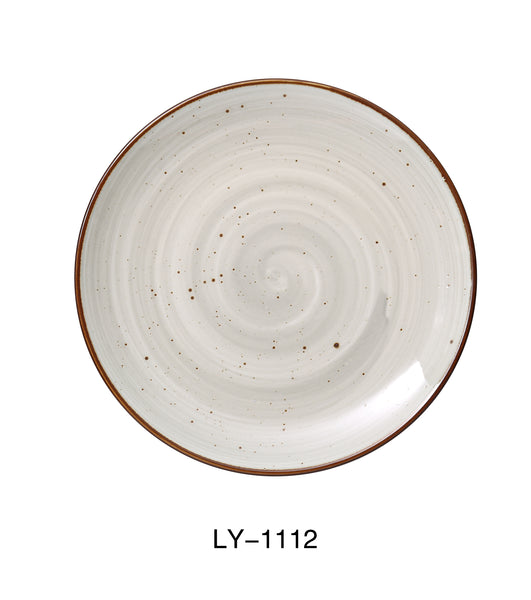 Yanco Lyon Chinaware 12 1/4" X 1 1/4" COUPE PLATE