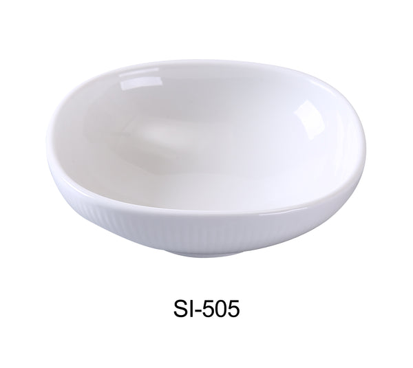 Yanco Siena Chinaware 4 1/2" X 1 1/2" SAUCE DISH 6 OZ