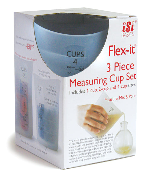 Measuring Cup - Set of 3 (1 c., 2 c., 4 c.) Clear