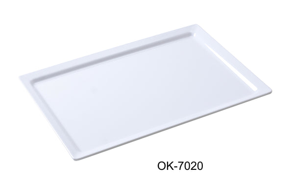 Yanco Osaka Melamine 20" X 14" RECTANGULAR DISPLAY PLATE