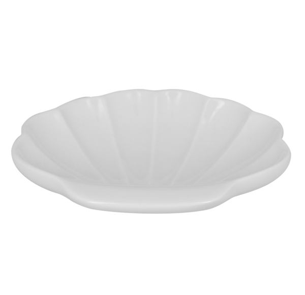 SHELL DISH, 5.45"L, IVORIS