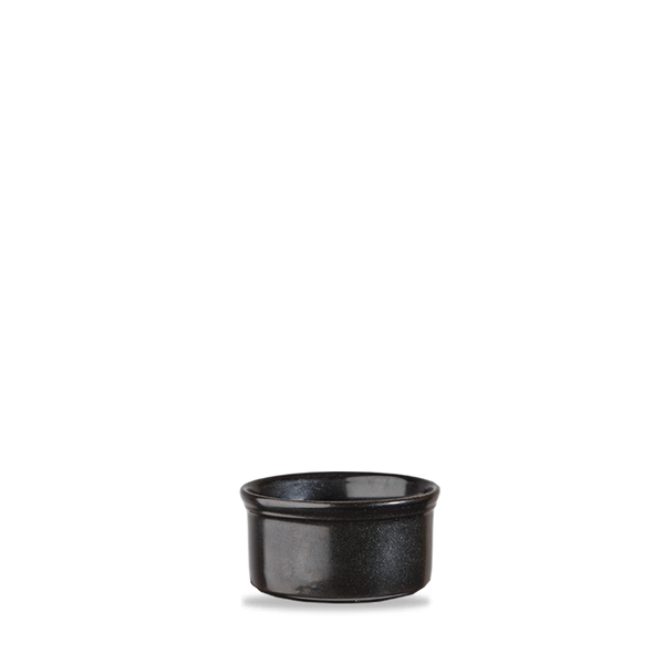 Metallic Black  Large Ramekin 3.5" Box 24