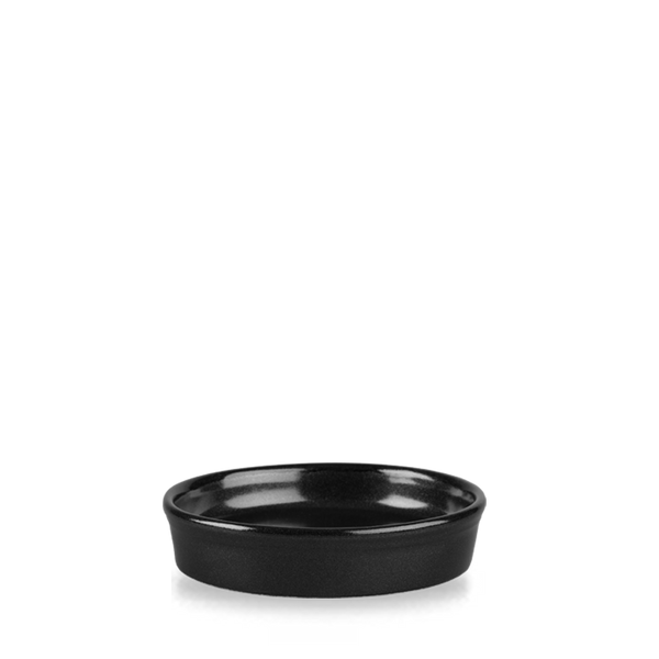 Metallic Black  Mezze Dish 4Oz Box 12