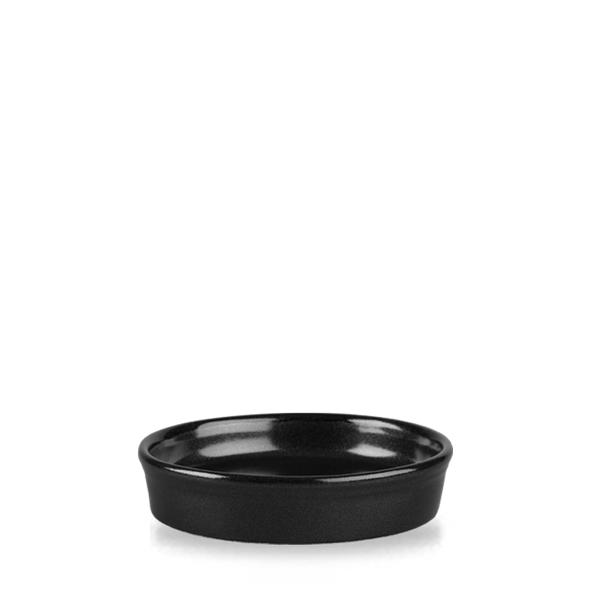 Metallic Black  Mezze Dish 7Oz Box 12