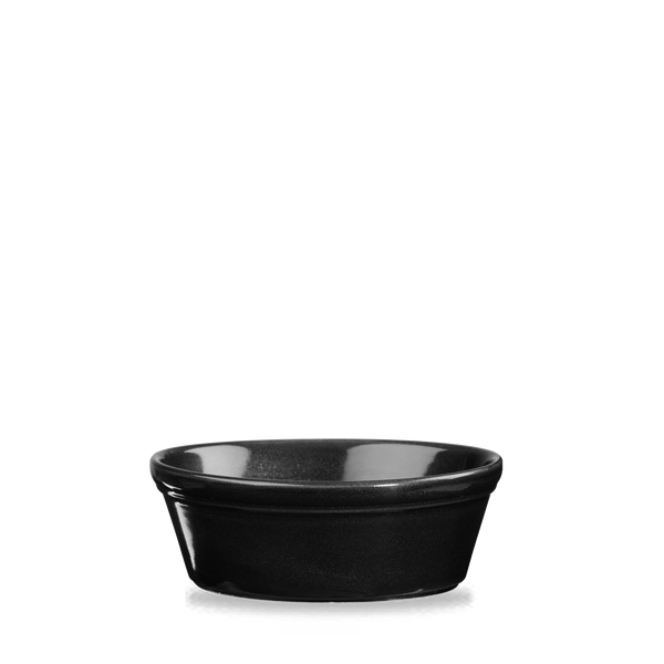 Metallic Black  Round Pie Dish 5.25" Box 12