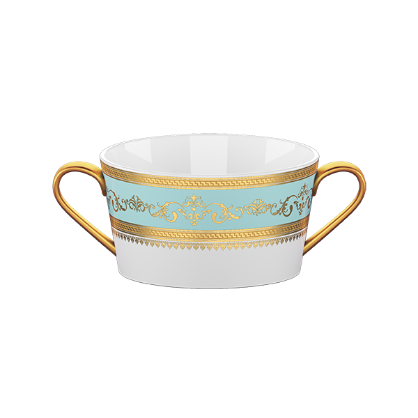 SICILIA  CREAM SOUP BOWL - 2 HANDLES 12.5 OZ