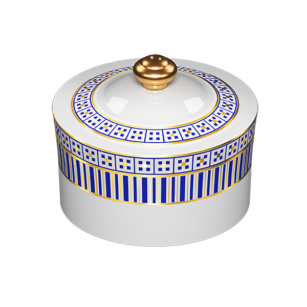 SERENE  SUGAR BOWL WITH LID 9.5 OZ