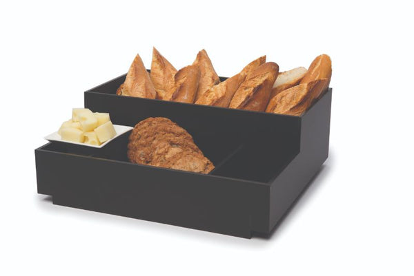 Large Black Acrylic Condiment Tray, 1 EA