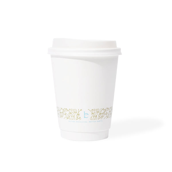 12oz Double Wall Hot Cup, Compostable