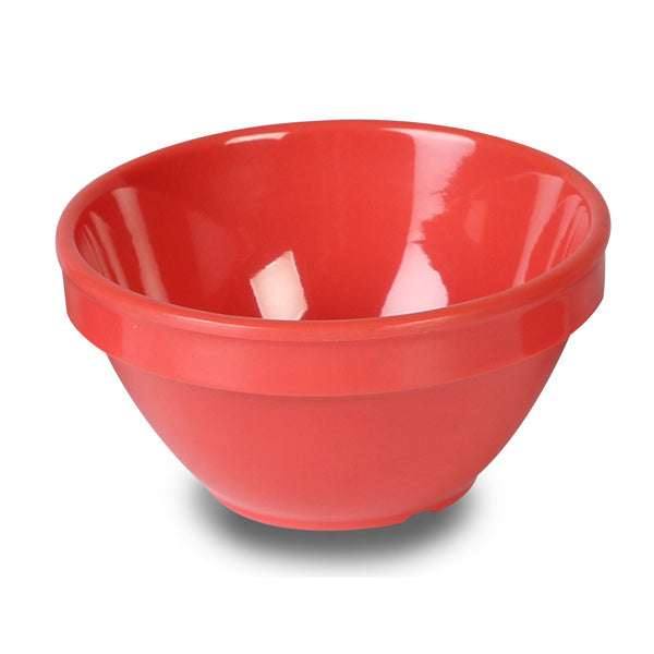 Yanco Milestone Melamine 4 1/4" X 2 1/4"H BOUILLON CUP - 8 OZ ORANGE RED