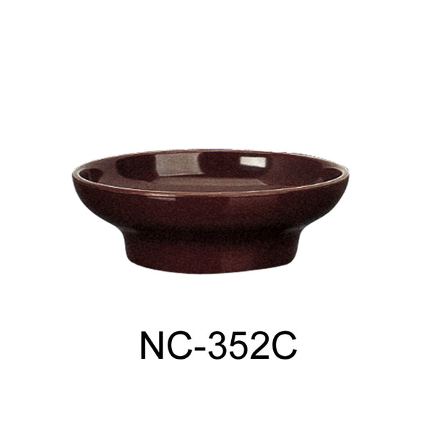 Yanco Accessories (Melamine) Melamine 4 3/4", 5 OZ TULIP/SALSA BOWL CHOCOLATE