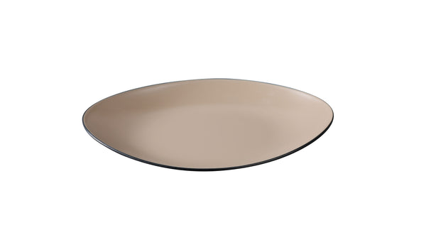 Yanco Birmingham Melamine 9 5/8" X 6" X 1" DEEP OVAL PLATE