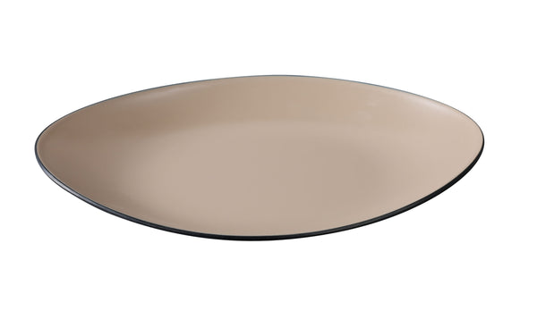 Yanco Birmingham Melamine 13 1/2" X 8 5/8" X 1 1/4" DEEP OVAL PLATE