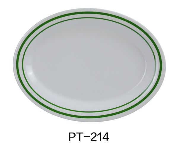 Yanco Pine Tree Melamine 14" X 10" OVAL PLATTER