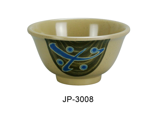 Yanco Japanese Melamine 4 1/2" SOUP BOWL 8 OZ