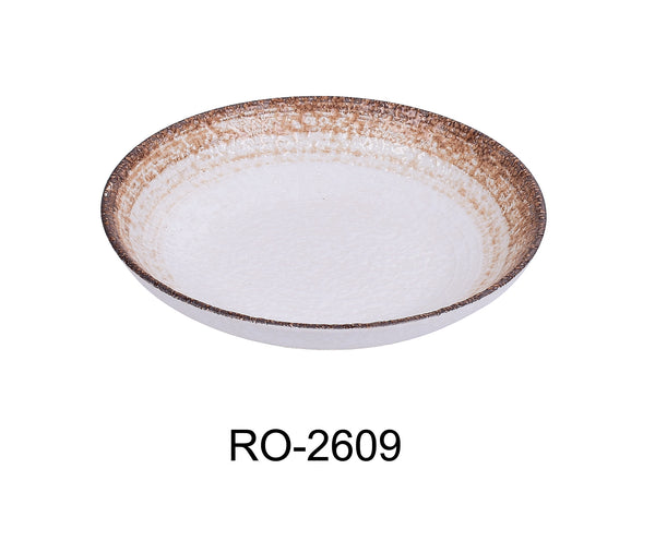 Yanco Rockeye-2 Chinaware 9" X 1 3/4" SALAD / PASTA BOWL 30 OZ