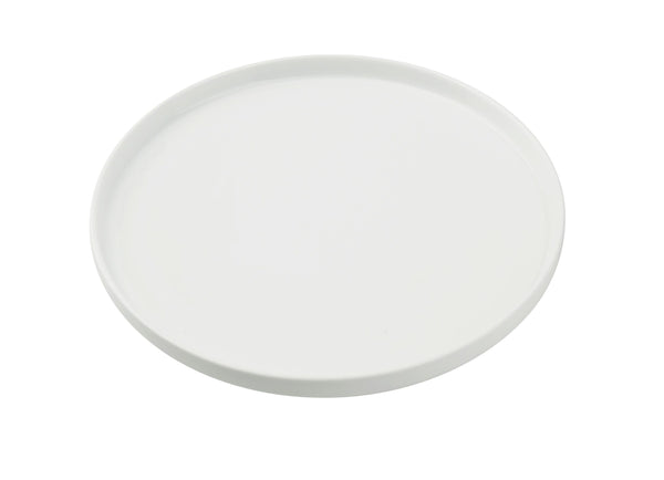 Yanco Cambria Chinaware 8" X 1" ROUND PLATE WITH UPRIGHT RIM