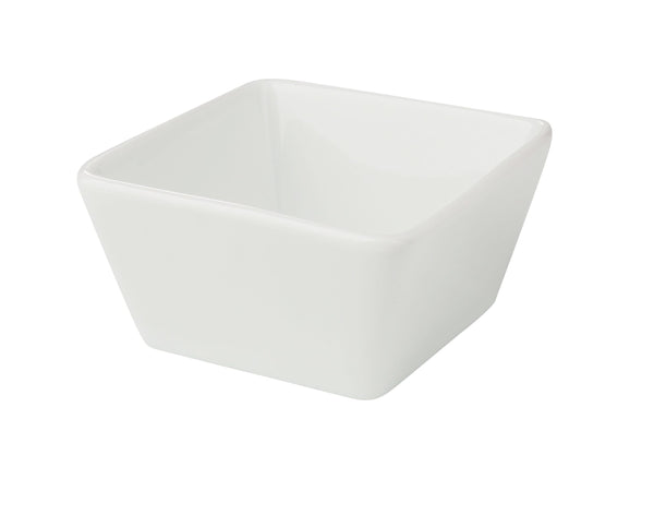 Yanco Cambria Chinaware 3 1/4" X 3 1/4" X 1 3/4" SQUARE SAUCE DISH 4 OZ