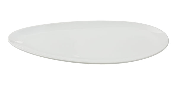 Yanco Cambria Chinaware 10 1/4" X 5" X 3/4" LEAF SHAPE PLATE