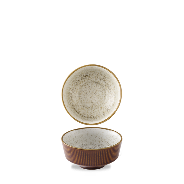 CINNAMON BROWN BARLEY WHITE  KOCHI SOUP BOWL 15.75OZ BOX 12