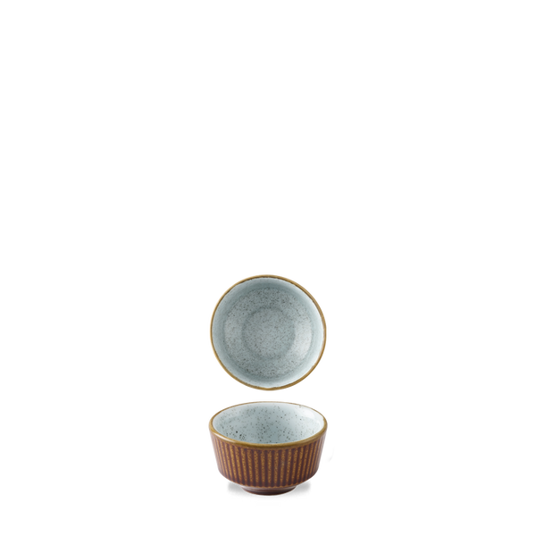 CINNAMON BROWN DUCK EGG  KOCHI DIP POT 2OZ BOX 12