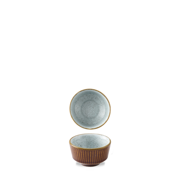 CINNAMON BROWN DUCK EGG  KOCHI DIP POT 4OZ BOX 12