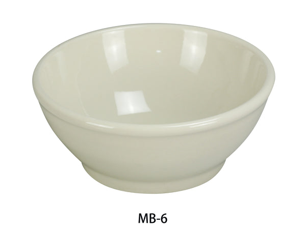 Yanco Accessories Chinaware 6 3/4" X 2 1/2" BOWL 25 OZ AMERICAN WHITE