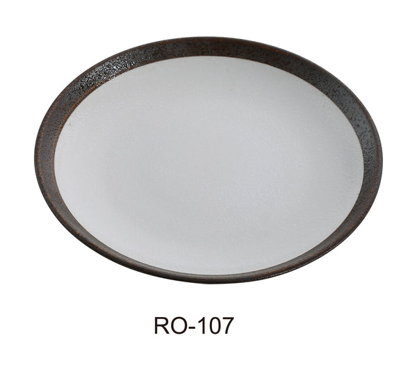 Yanco Rockeye Chinaware 7" x 3/4" COUPE SHAPE PLATE