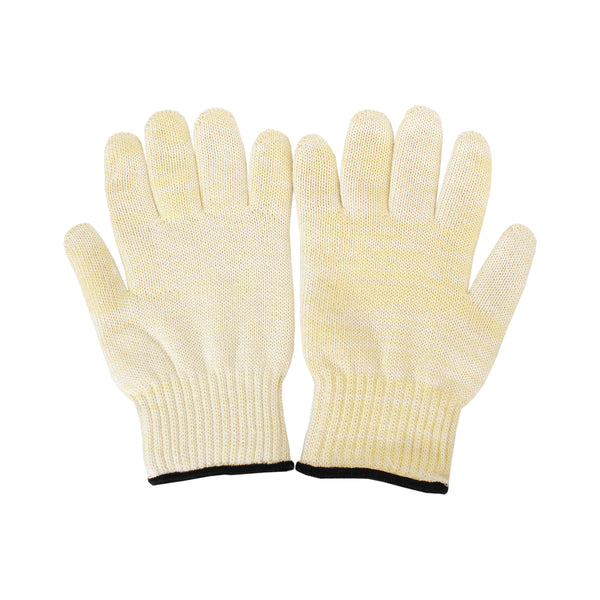 Chef Revival® Oven Freezer Glove, 10", wrist length, resistant from 350°F to 15°F, 100% aramid fiber exterior (nomex), 100% cotton lining, beige (retail packaging)