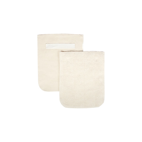 Chef Revival® Pan Grabber, 8" x 11", steam barrier protects up to 450°F, wrist strap, 100% cotton fill, terry, printed beige (retail packaging) (must be purchased in case quantities)