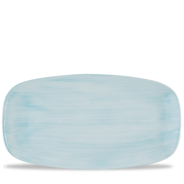 STONECAST CANVAS BREEZE  CHEFS OBLONG PLATE 13 7/8X7 3/8" BOX 6