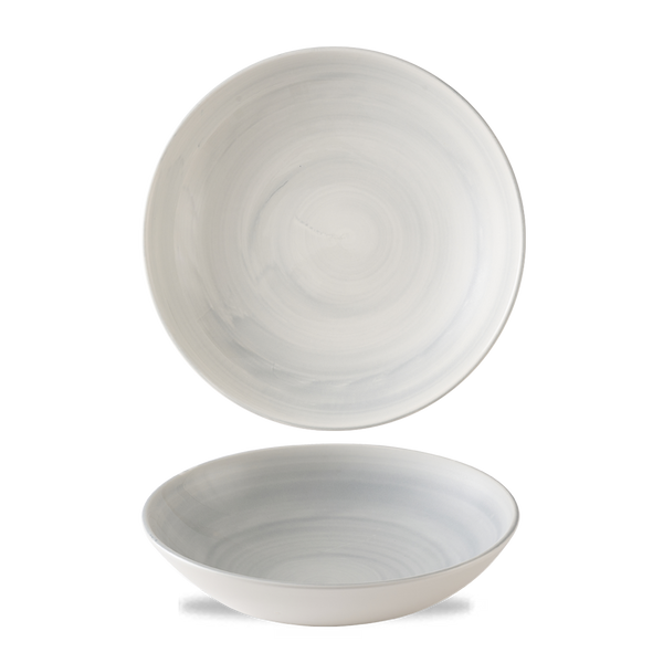 STONECAST CANVAS GREY  COUPE BOWL 7.25" BOX 12