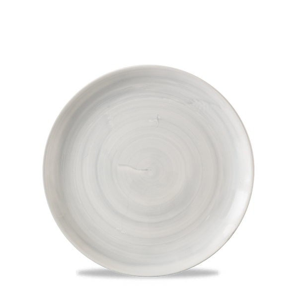 STONECAST CANVAS GREY EVOLVE COUPE PLATE 6.5" BOX 12
