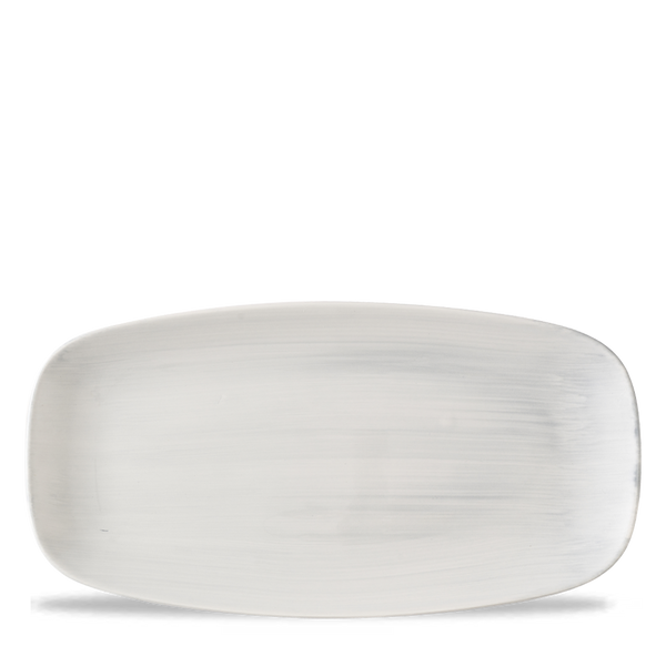 STONECAST CANVAS GREY  CHEFS OBLONG PLATE 11 3/4X6" BOX 12