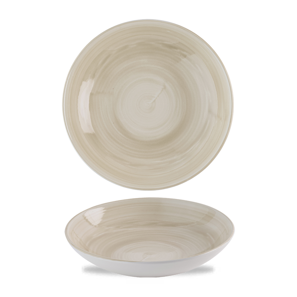 STONECAST CANVAS NATURAL  COUPE BOWL 7.25" BOX 12