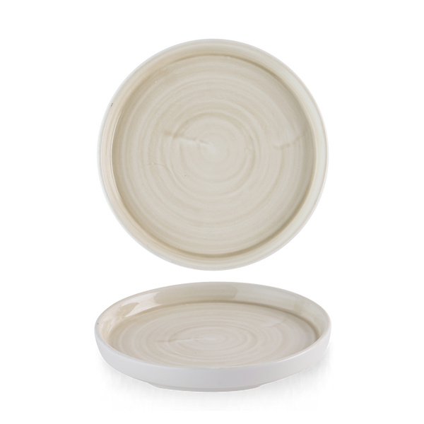 STONECAST CANVAS NATURAL  WALLED PLATE 6.3" BOX 6