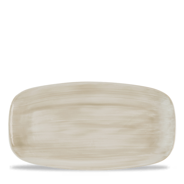 STONECAST CANVAS NATURAL  CHEFS OBLONG PLATE 11 3/4X6" BOX 12