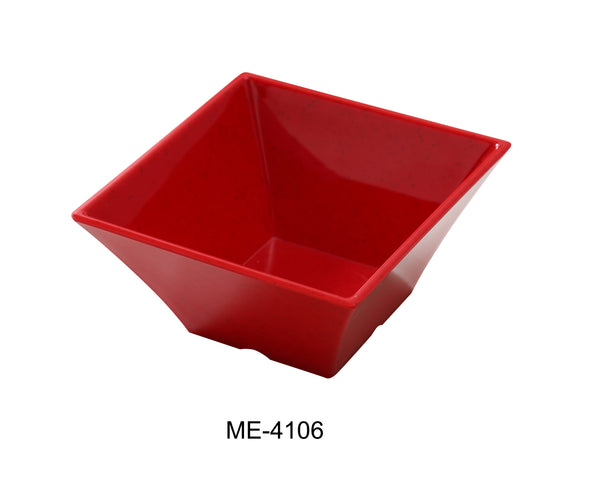 Yanco Mexico Melamine 6" X 3"H SQUARE BOWL 26 OZ