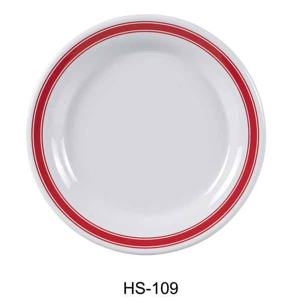 Yanco Houston Melamine 9" ROUND PLATE