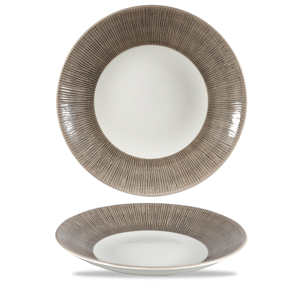 Bamboo Spinwash Dusk  Deep Coupe Plate 10 5/8" Box 12
