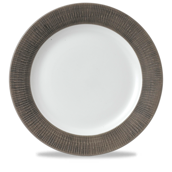Bamboo Spinwash Dusk  Footed Plate 12" Box 12
