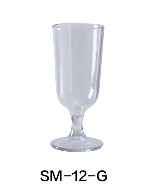 Yanco Stemware Plastic 12 OZ GOBLET 3" X 7"