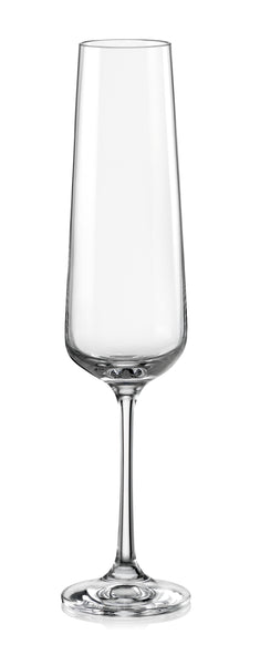 DEMURE CHAMPAGNE FLUTE, 6.8 OZ