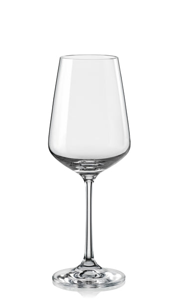 DEMURE SMALL WHITE WINE, 3"D, 8.5"H, 8.5 OZ