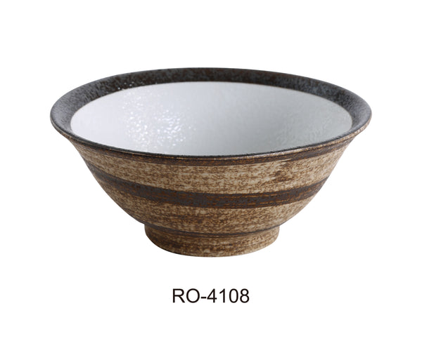 Yanco Rockeye Chinaware 8 1/2" X 3 3/4" NOODLE BOWL